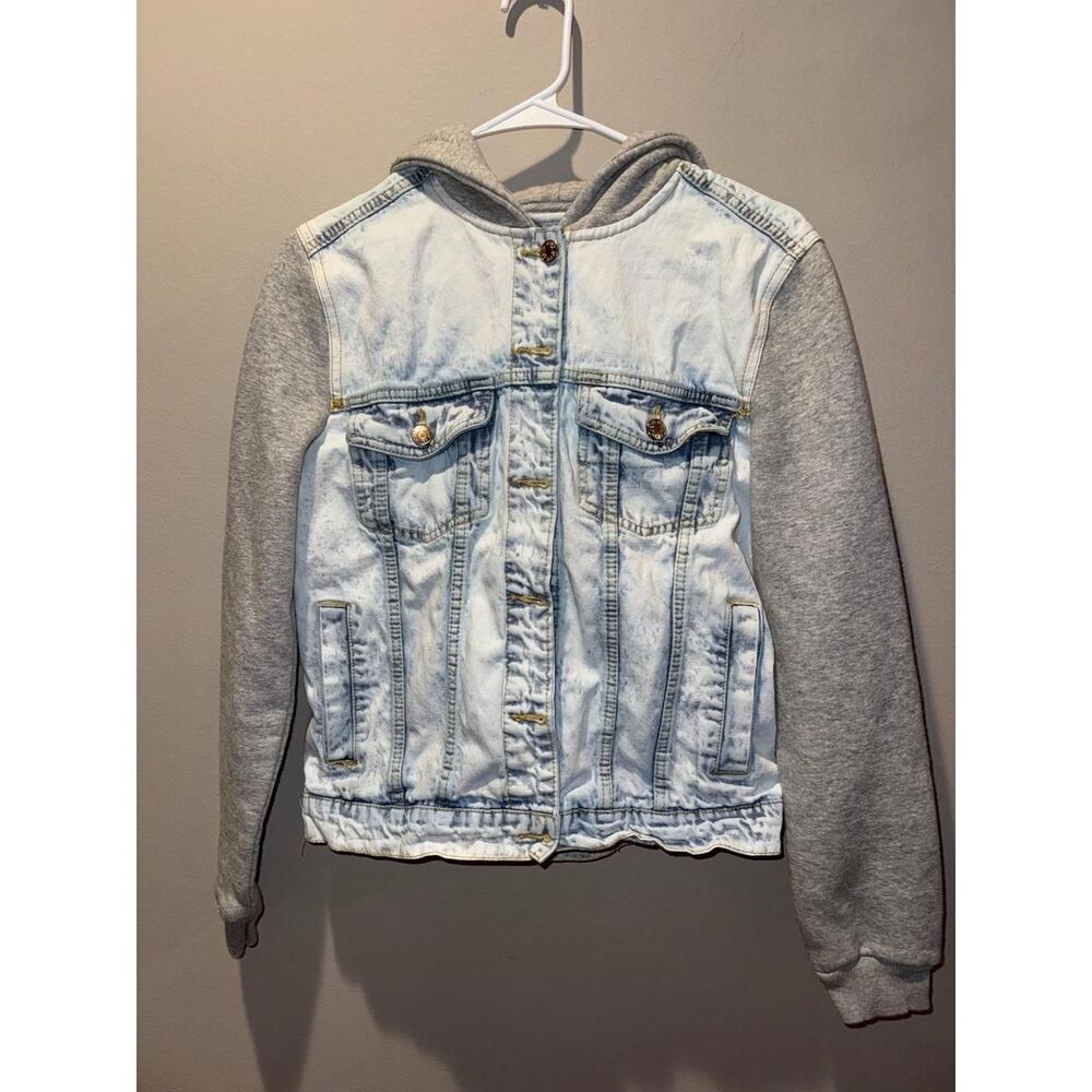 Charming-charlie Women's Blue and Grey Jacket